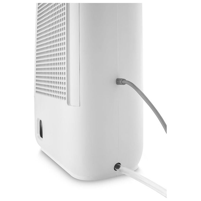 DeLonghi DNS65 Deumidificatore 6Litri-24h 34Db con Timer Swing Ionizzatore Grigio-Nero