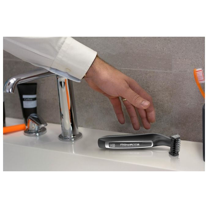 Rowenta TN6000 Forever Sharp Rasoio Regolabarba 3-in-1 Lame in Acciaio Inox Autoaffilanti 3 Pettini Regolabarba Autonomia 120 minuti