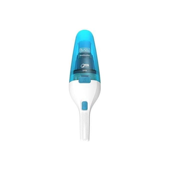 Black+Decker WDC115WA Aspirabriciole Ricaricabile Capacita' 0,385 L Autonomia 9 minuti Tecnologia Litio 3,6 V Blu-Bianco