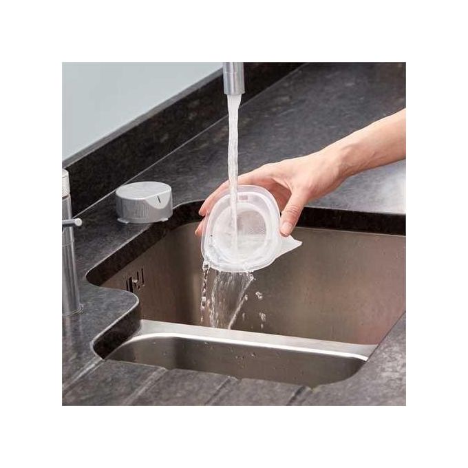 BLACK+DECKER NVC115WA‑QW - Aspirabriciole portatile senza filo, ciclonico, capacita' 0,385 L, potenza 5,4 W, autonomia 11,5 min, 58 dB, filtro lavabile, Grigio-Blu