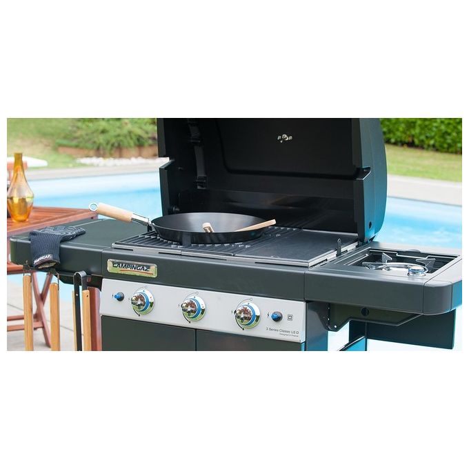Campingaz Barbecue Series 3 Classic LS Plus D DualGas Compatibile per Grigliate Perfette in Giardino con Funzionalita' Avanzate di Cottura