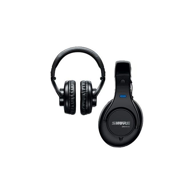 Shure SRH440A Cuffie a Padiglione Professionali da Studio Cablate Over-Ear Chiuse 44 Ω 105 dB colore Nero