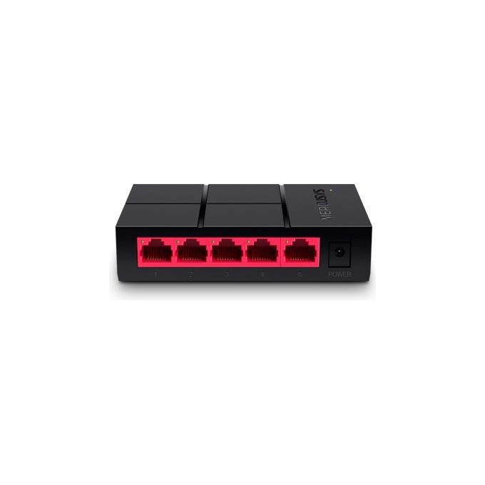 Mercusys MS105G Switch di Rete Gigabit Ethernet 10-100-1000 Nero