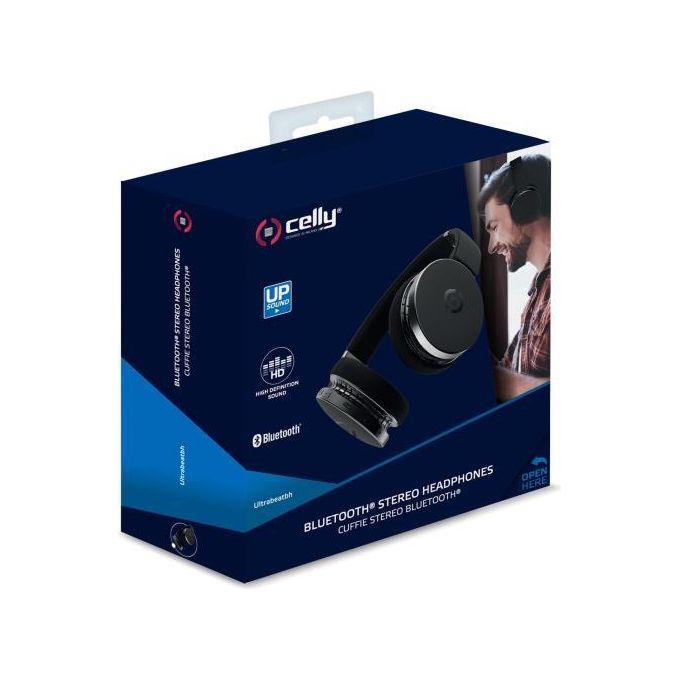 Celly Ultra Beat Auricolari Bluetooth Stereo Nero