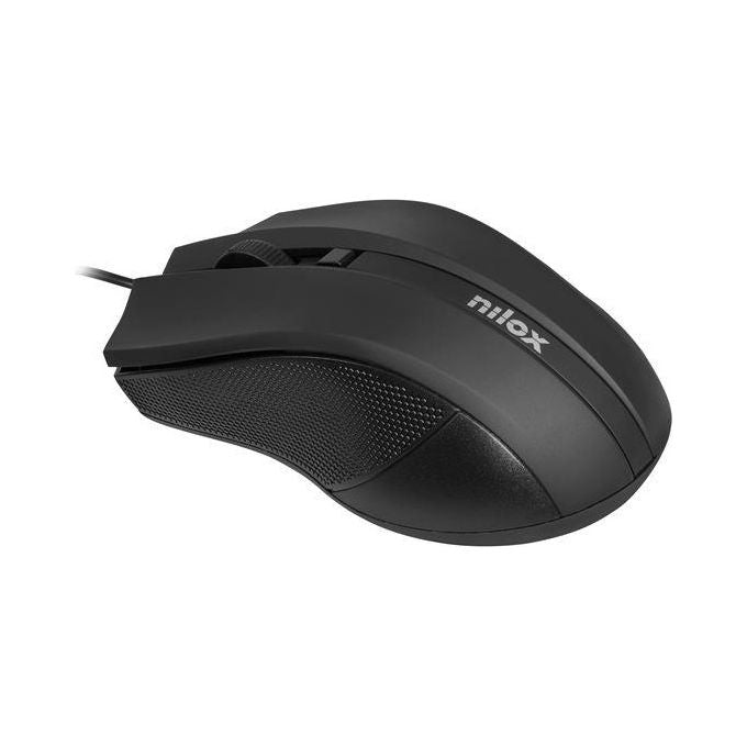 Nilox Mouse Ottico Usb 1600Dpi Nero