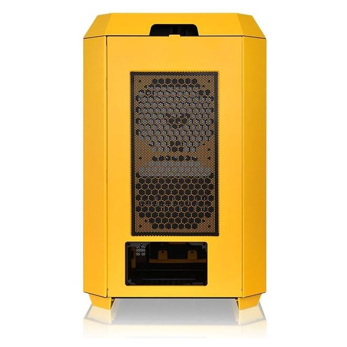 Thermaltake CA-1Y4-00S4WN-00 The Tower 300 Micro Tower PC Case Fattore di forma Micro ATX e Mini ITX con Pannelli in Vetro Temperato colore Giallo
