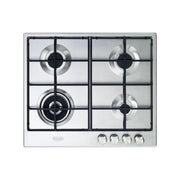 De Longhi SLF 460 LX Linea Slim-Lite Piano cottura a Gas 4 Fuochi Bruciatore Tripla Corona 60 cm Acciaio Inox
