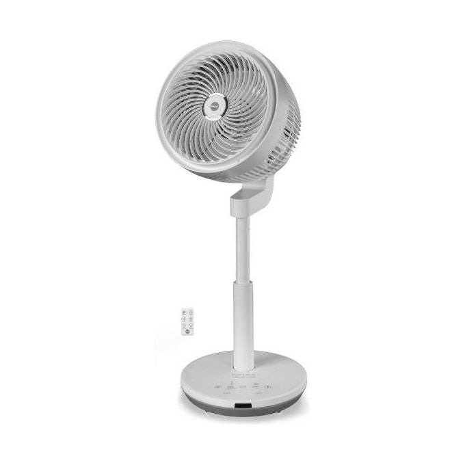 Macom 992 Tornado Tower Ventilatore a Piantana Doppia Oscillazione 4 Velocita' Timer Telecomando 60W colore Bianco