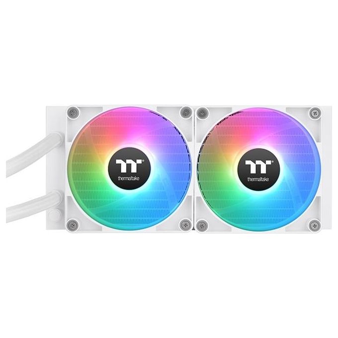 Thermaltake CL-W404-PL12SW-A TH240 V2 Ultra ARGB Sync CPU Liquid Cooler Snow Edition colore Bianco