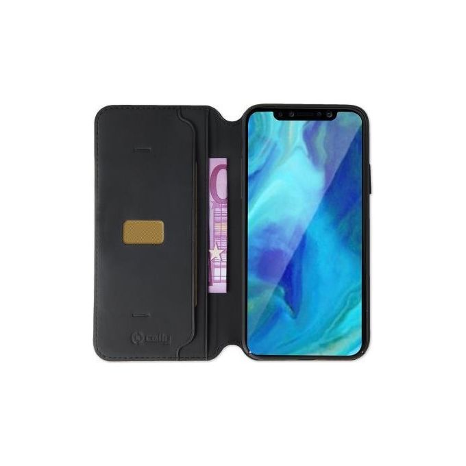 Celly Cover Prestige per iPhone Xr Nero