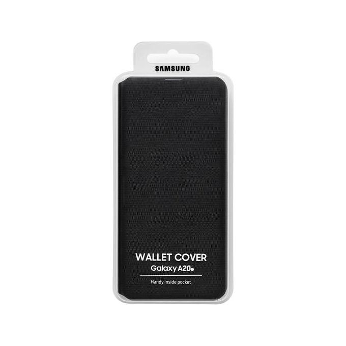 Samsung Wallet Cover Black Galaxy a20e