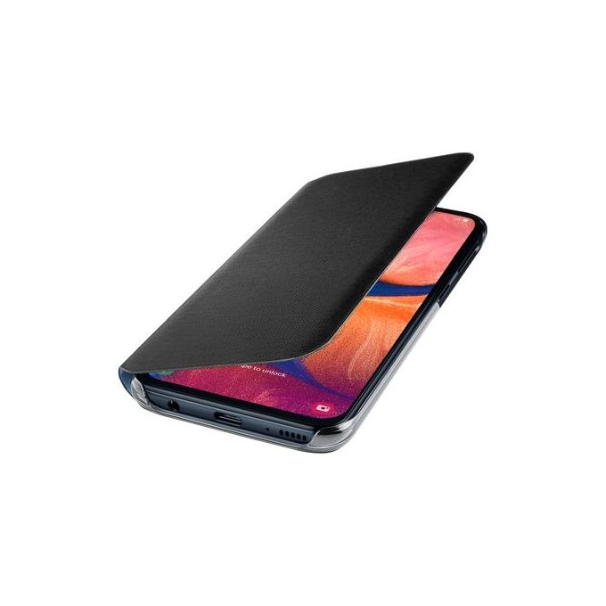 Samsung Wallet Cover Black Galaxy a20e
