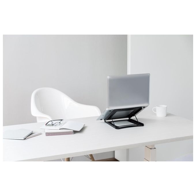 Digitus DA-90368 Supporto per Notebook regolabile 5 posizioni 10'' 15'' 5 Kg struttura aperta colore Nero