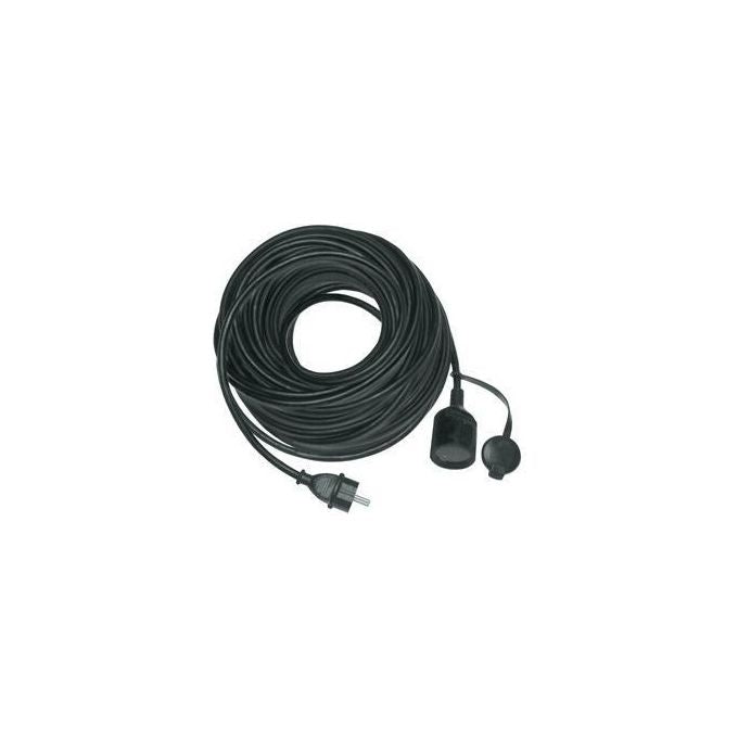 REV 0065109 Prolunga in Gomma IP44 Uso Esterno 10 m 1 Presa Schuko 16 A 3500 W colore Nero