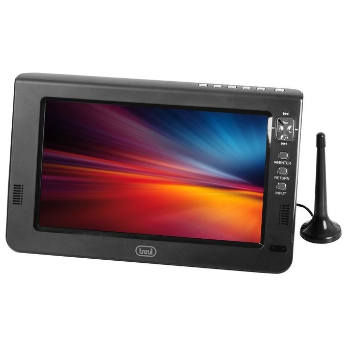 Trevi LTV2010S2 TV LED Portatile 10.1'' DVB-T2 HEVC H.265 USB HDMI MicroSD Batteria Litio colore Nero