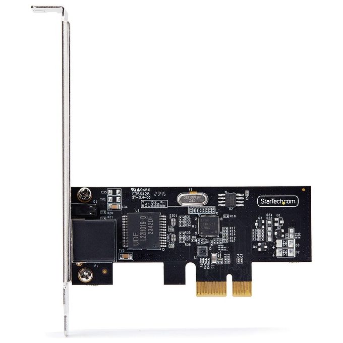 StarTech PR12GI-NETWORK-CARD Scheda di Rete PCIe 1 Porta 2.5 Gbps Intel I225-V NBASE-T Multi-Gigabit PCI Express colore Nero