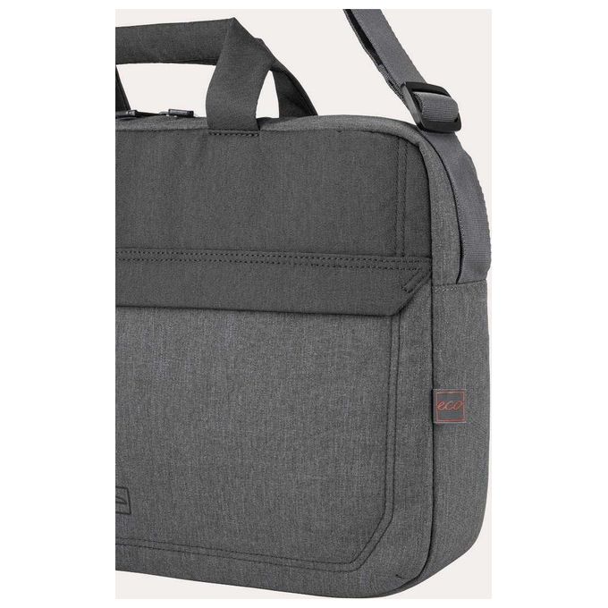 Tucano BHOP13-AX HOP Borsa per Notebook 13''-14'' in Tessuto Riciclato con Tasca Frontale e Fascia per Trolley colore Antracite