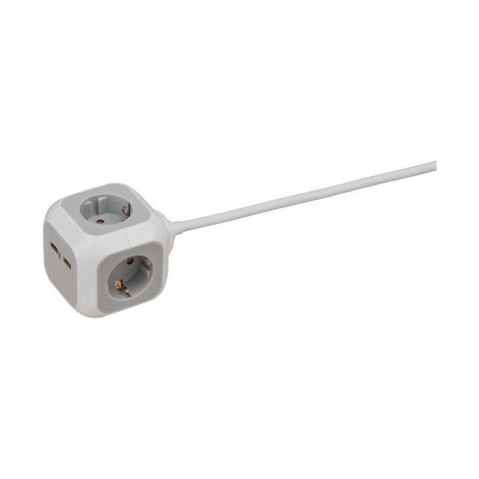 Brennenstuhl USB-Charger 4-Fold Socket Cube
