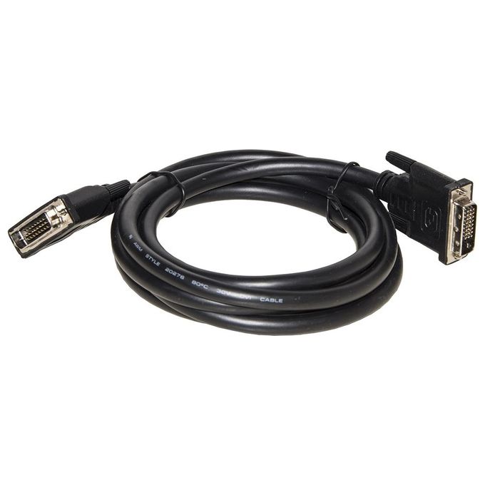 Link cavo dvi-d 24+1 per monitor maschio-maschio dual Link mt. 2
