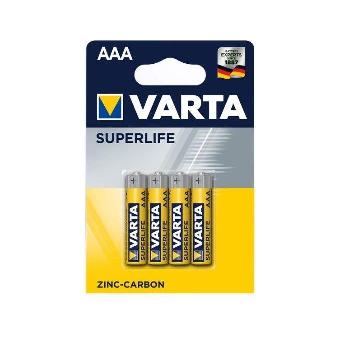Varta Ministilo AAA Superlife 4 Pezzi Zinco-Carbone