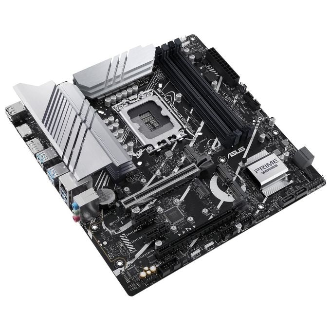 ASUS 90MB1E70-M1EAY0 PRIME Scheda madre Z790 LGA 1700 micro ATX DDR5 HDMI USB 3.2 Gen 2 Type-C Thunderbolt 4 M.2 colore Nero