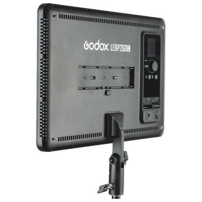 Godox LEDP260C Pannello LED Bicolor 30W 2200 lux CRI 95 Temperatura 3300K 5600K Telecomando Wireless 433MHz