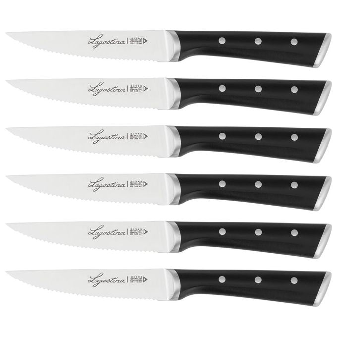 Lagostina Coltello Iceforce Set da 6 Pezzi per Bistecca