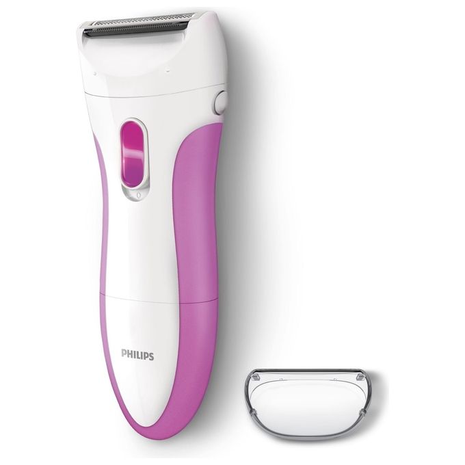 Philips HP6341-00 SatinShave Essential Rasoio Elettrico Wet and Dry Bianco-Rosa
