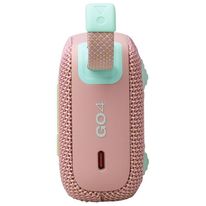 JBL JBLGO4PINK Go 4 Altoparlante Portatile Bluetooth 5.3 4,2 W IP67 Waterproof Antipolvere autonomia 7 h colore Rosa
