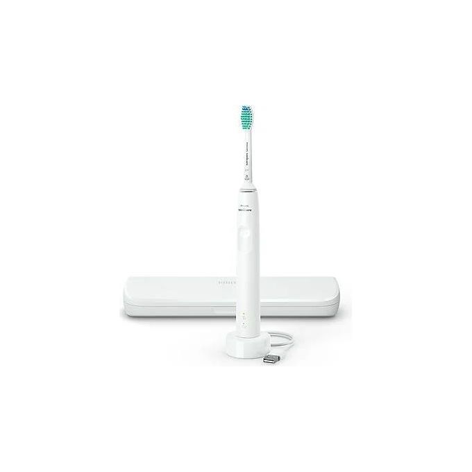 Philips HX3673-13 Sonicare 3100 Spazzolino elettrico sonico 1 modalita' SmartTimer QuadPacer autonomia 14 giorni colore Bianco