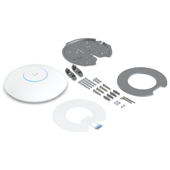 Ubiquiti U7-PRO-MAX UniFi Access Point Wi-Fi 7 Tri-Band 5700 Mbit-s PoE 2.4 5 6 GHz colore Bianco
