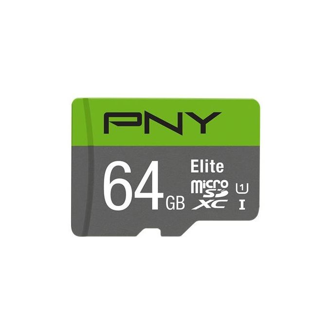 PNY Elite 64 GB MicroSDXC Classe 10