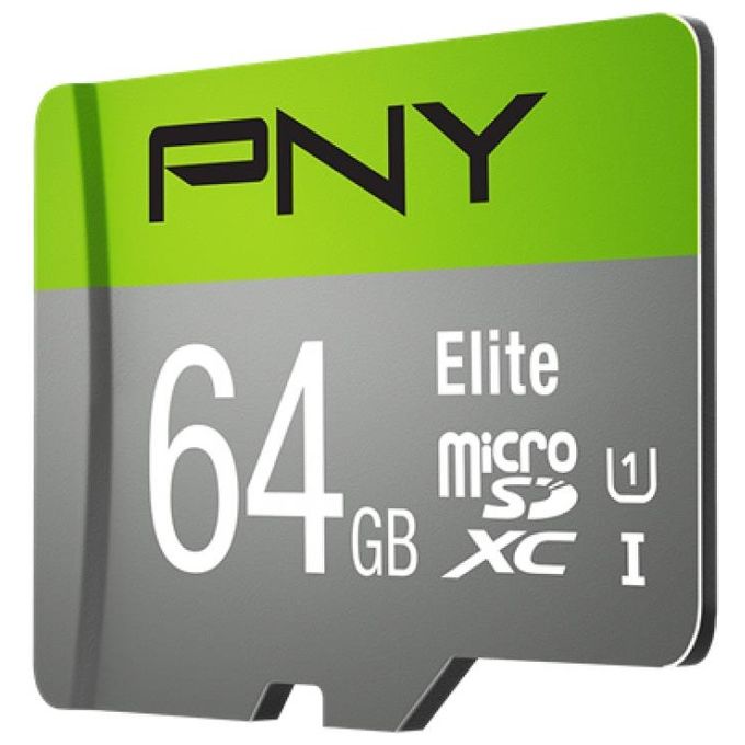 PNY Elite 64 GB MicroSDXC Classe 10