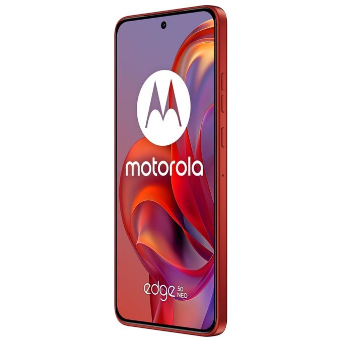 Motorola EDGE 50 NEO Smartphone 5G 6.36'' pOLED 120Hz 8GB RAM 256GB Fotocamera Sony LYTIA 700C 50MP IP68 Android 14 colore PANTONE Poinciana