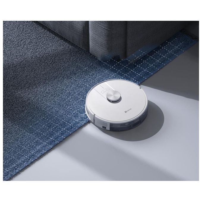 EZVIZ CS-RE4P-PWT2 RE4 PLUS Robot aspirapolvere Navigazione LDS LiDAR Capacita' 4,35 L autonomia 240 min Wi-Fi app colore Bianco