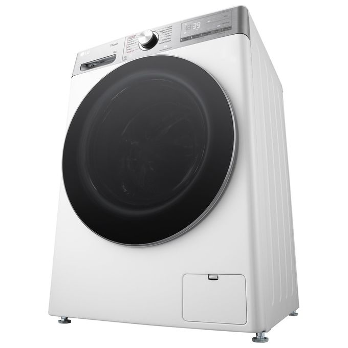 LG F4R9009TPWC Serie R9 Lavatrice Frontale 9 Kg 1400 rpm Classe A AI DD TurboWash 360 Vapore Wi-Fi (85x60x56.5 cm) colore Bianco