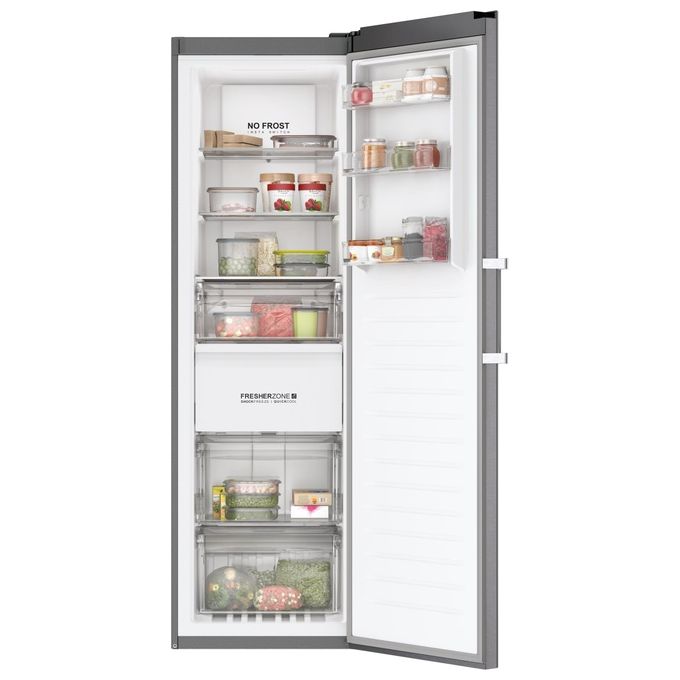 Haier H3F330SEH1 INSTASWITCH Congelatore Verticale 330 L 191 cm Classe E 38 dB NoFrost WiFi colore Grigio
