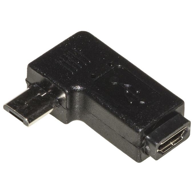 Link Adattatore Micro Usb Angolo Destro Maschio-Femmina