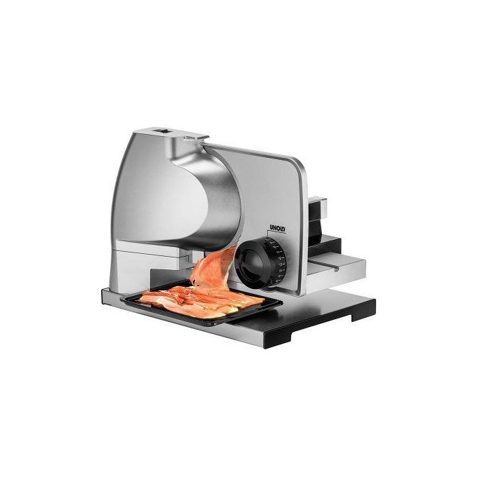 Unold Affettatrice Metallo Plus 100W a Filamento Libero in Acciaio Inox