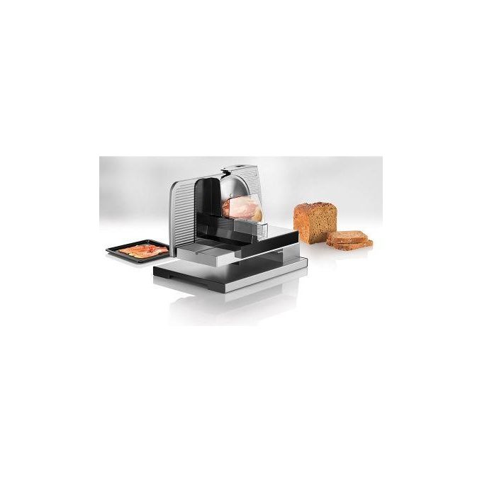 Unold Affettatrice Metallo Plus 100W a Filamento Libero in Acciaio Inox