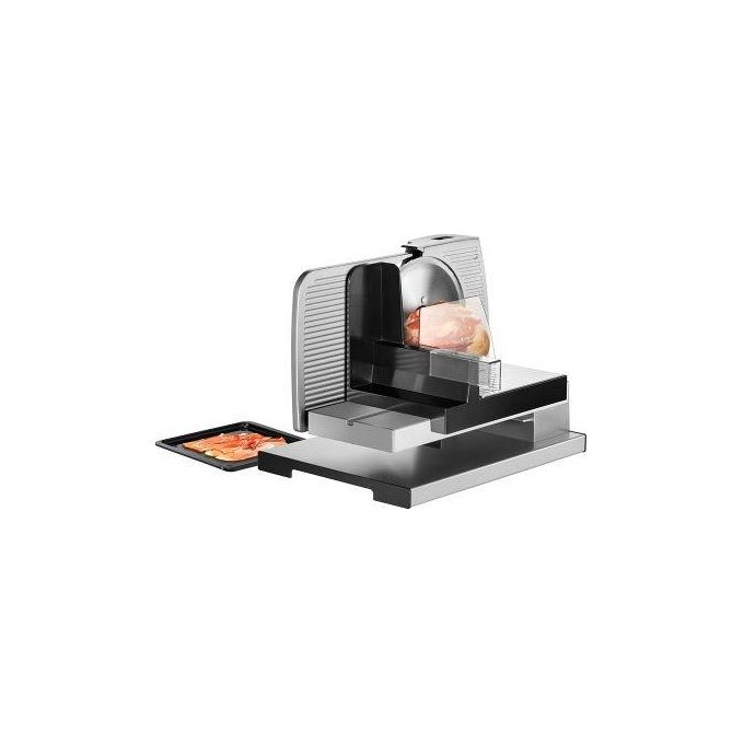 Unold Affettatrice Metallo Plus 100W a Filamento Libero in Acciaio Inox