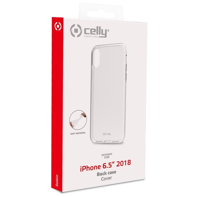 Celly Tpu Cover per iPhone Xs Max Trasparente