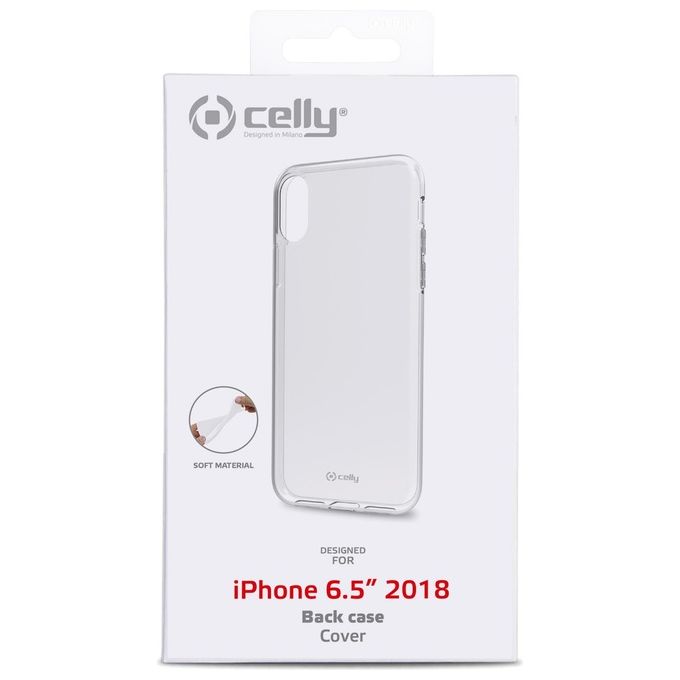 Celly Tpu Cover per iPhone Xs Max Trasparente