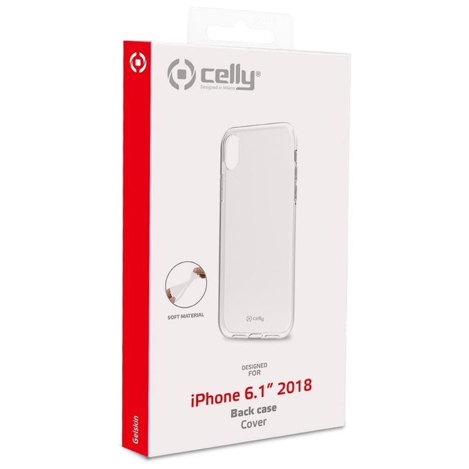 Celly Tpu Cover per iPhone Xr Trasparente