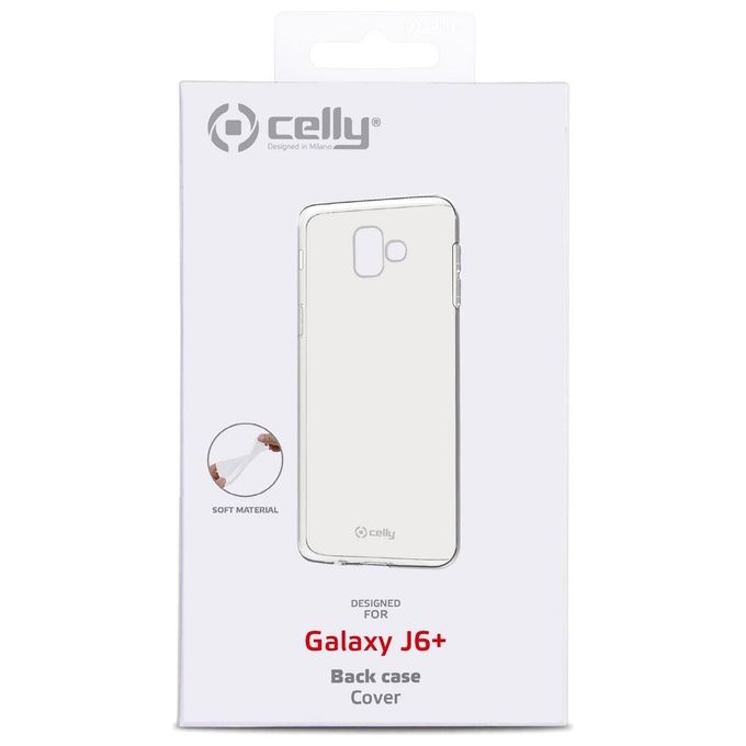 Celly Tpu Cover Gel Skin per Samsung Galaxy J6+