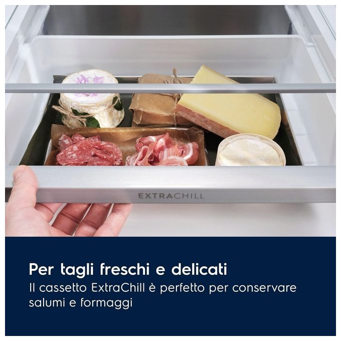 Electrolux ENP7MD18S Serie 700 Frigorifero da Incasso 249 L 177 cm Classe D 35 dB No Frost GreenZone+ colore Inox