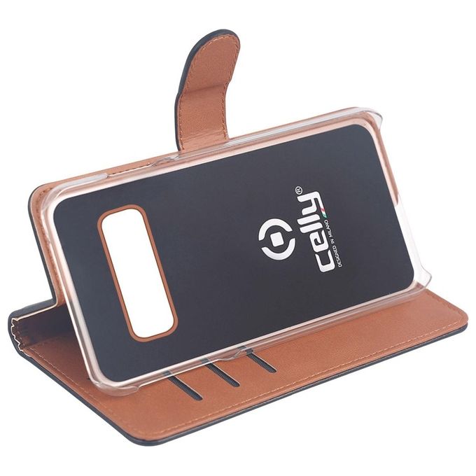 Celly Wally Case per Samsung Galaxy S10 Plus Nero