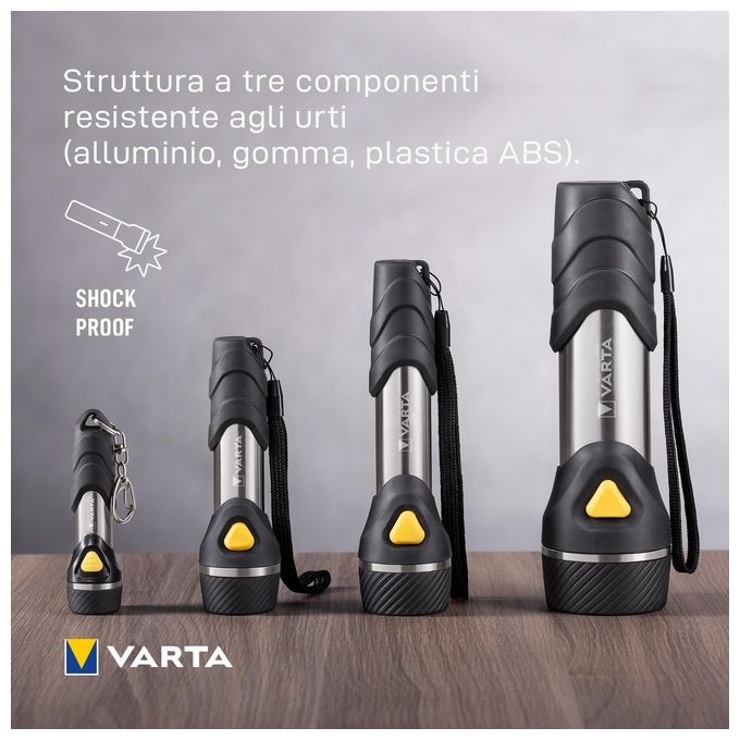Varta Day Light Multi Led F20 Torcia a Mano con 9x5mm Leds
