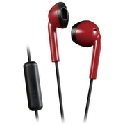 JVC HA-F19M-RB Auricolare Rosso Ipx2 con Microfono e Telecomando