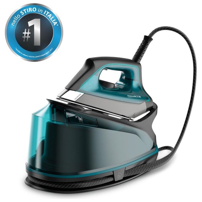 Rowenta DG7623 Compact Steam PRO Ferro da Stiro a Caldaia Capacita' 1,1 Litri 2200 W 100 g-min Verde-Grigio